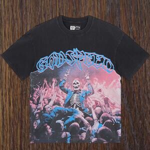 Men's Black Short Sleeve Godspeed